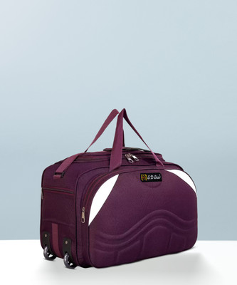 SD Star (Expandable) Fabric Travel Duffel Bags for Men and Women Duffel With Wheels (Strolley)