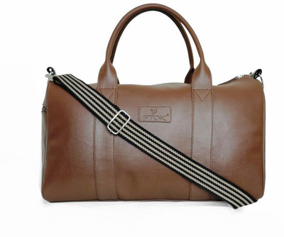 STOIC (Expandable) Faux Leather Stylish Weekend travel Duffle bag Duffel Without Wheels