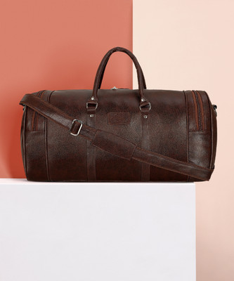 Leather World Duffel Travel Luggage bag Duffel Without Wheels