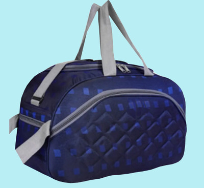 KNSE (Expandable) Strolley Duffel Bag Travel Duffel Bags Luggage bags (BLUE) Duffel With Wheels (Strolley)