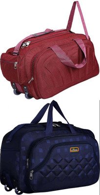 Inte Enterprises (Expandable) the super premium heavy duty lightweight luggage bag Duffel Strolly Bag Duffel With Wheels (Strolley)