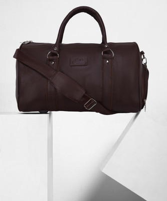 Leather World Duffel Bag Luggage Bag with shoe Compartments Duffel Without Wheels