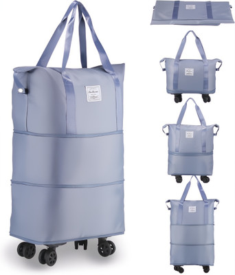 Haya (Expandable) Expandable Foldable Duffle Bag With Wheel Duffel With Wheels (Strolley)