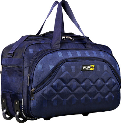 I.R. FASHION (Expandable) Lightweight Waterproof Luggage Travel Duffel Bag with two wheels Duffel With Wheels (Strolley)
