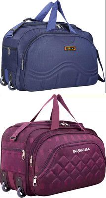 Inte Enterprises (Expandable) the super premium heavy duty lightweight luggage bag Duffel Strolly Bag Duffel With Wheels (Strolley)