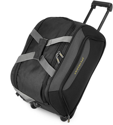 ARISTOCRAT CLICK DFT 55 (H) BLACK Duffel With Wheels (Strolley)