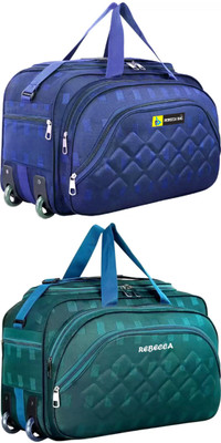 Inte Enterprises (Expandable) the super premium heavy duty lightweight luggage bag Duffel Strolly Bag Duffel With Wheels (Strolley)