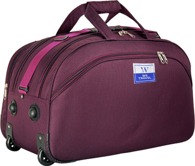 WE TRAVEL (Expandable) 20 inch Travel Duffle Trolley Bag Luggage Cabin Waterproof Duffel With Wheels (Strolley)