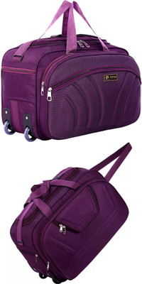 pryde (Expandable) @AL2-PURPLE & AM-1L_@ Duffel With Wheels (Strolley)