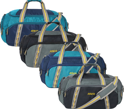 Ayaha Pack of 4 Travel Duffle Large Luggage Bag Water Resistant (50x26x30cm) 39 litres Duffel Without Wheels
