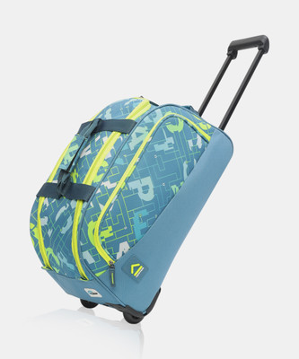 Uppercase Grid 52 Dust Resistant Spacious Main Compartment Smooth 2 Wheels Duffel With Wheels (Strolley)
