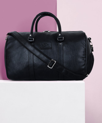 Leather World Duffel Bag Luggage Bag with shoe Compartments Duffel Without Wheels