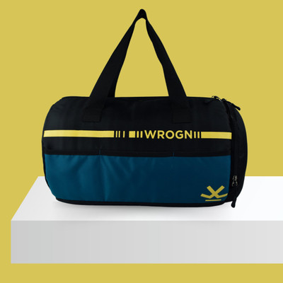 WROGN Durable and Lightweight Duffle Gym Bag for Men and Women Duffel Without Wheels