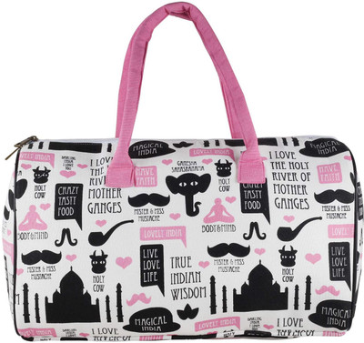 SIDDHASWARI Women stylish pink duffel hand bag Duffel Without Wheels