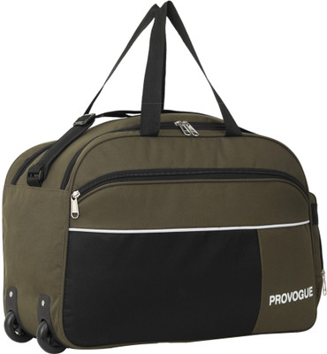 PROVOGUE (Expandable) Large 75L Capacity Exclusive Luggage Travel Duffel Bag With 2 Wheels Duffel With Wheels (Strolley)