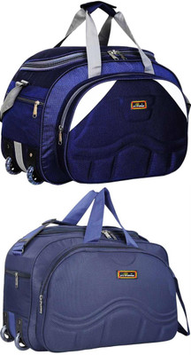 Inte Enterprises (Expandable) the super premium heavy duty lightweight luggage bag Duffel Strolly Bag Duffel With Wheels (Strolley)