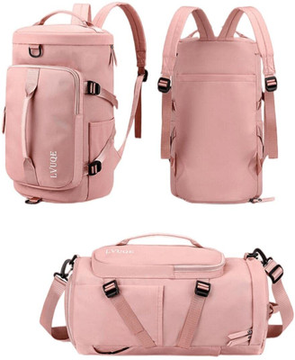 ALMURAT Sports Gym Bag | Unisex Waterproof Travel Backpack Duffel Bag(Pink, Backpack)