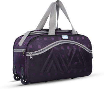 MEDLER (Expandable) Rio Duffle Bag | Waterproof Strolley Duffle Bag | 2 Wheel Duffel Bag Duffel With Wheels (Strolley)