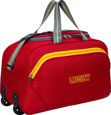 LUGZY (Expandable) WRG2-RED_16 Duffel With Wheels (Strolley)