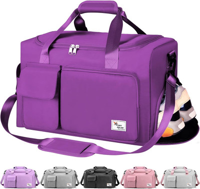 MODISH (Expandable) Gym bag 45L travel large capacity portable foldable bag, carry luggage Gym Duffel Bag