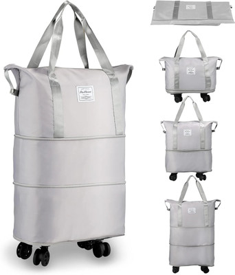 LOGGIN (Expandable) Rolling Duffle Bag with Wheels, Expandable Foldable Duffle Bag with Wheels Duffel With Wheels (Strolley)
