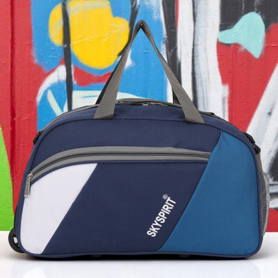 sky spirit 40 Litres Duffle Bag – Travel with Ease & Style For Men And Women Duffel With Wheels (Strolley)