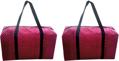HDP Expandable Beautiful print cloth Travel Duffel Bag_Stylish_bags Duffel Without Wheels