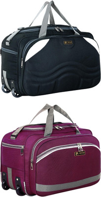 pryde (Expandable) @AF5 & TOR1-PURPLE_@ Duffel With Wheels (Strolley)