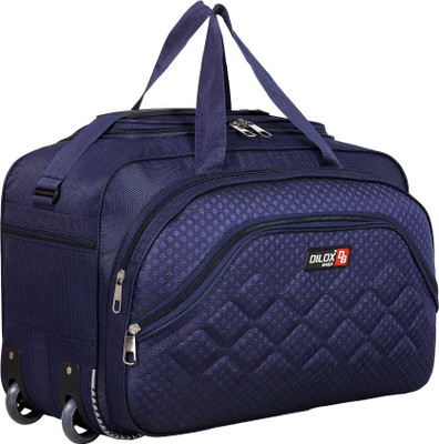 DILOX (Expandable) Waterproof Lightweight55L Luggage Travel Duffel Bag with Two Wheels Duffel With Wheels (Strolley)