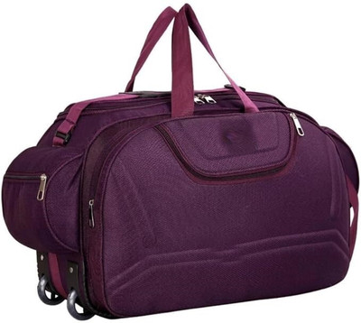Riz Enterprise (Expandable) Duffle Medium Size Travel Bag Cabin Size 3 Compartment Duffel With Wheels Duffel With Wheels (Strolley)