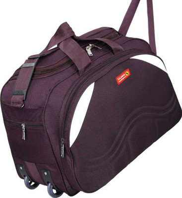 S.K.DAYNA Polyester Light Weight 40 L Travel Duffle Bag with Spacious Compartment Duffel With Wheels (Strolley)