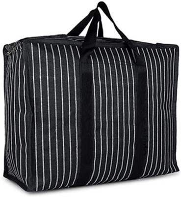 E SAP (Expandable) DC Canvas Bag (Black) 1Pcs_17 Duffel Without Wheels