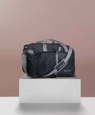 Travalate (Expandable) Foldable Travel Duffle Bag with Separate Shoe Compartment & Adjustable Strap Duffel Without Wheels