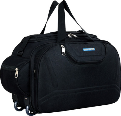 LUGZY (Expandable) M-BLACK_11_11 Duffel With Wheels (Strolley)