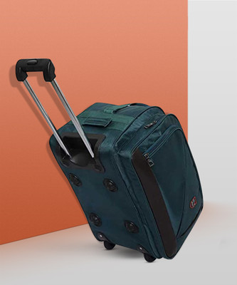 Dejan (Expandable) Large Size (Expandable) Duffle Trolley Bag / Luggage Bag 24 Inch / 60 Cm ( Bottle Green) Duffel With Wheels (Strolley) (Bottle Green) Duffel With Wheels (Strolley)