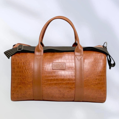 HRX by Hrithik Roshan (Expandable) Faux leather Stylish weekend travel bag Duffel Without Wheels