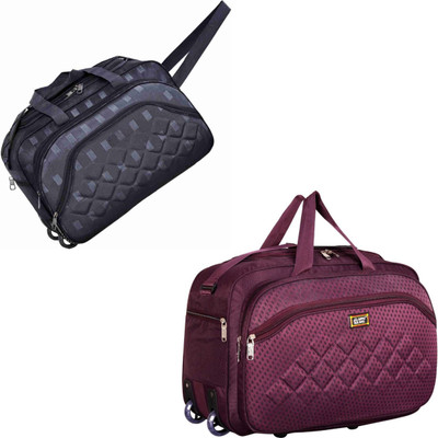 TRENDLINK (Expandable) Chex-Grey-01 / SB-WB-20-21 Duffel With Wheels (Strolley)