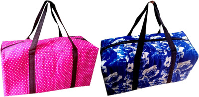 HDP Expandable Beautiful print cloth Travel Duffel Bag_Stylish_bags Duffel Without Wheels