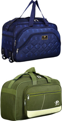 pryde (Expandable) @A3 & D1-GREEN AF_@ Duffel With Wheels (Strolley)