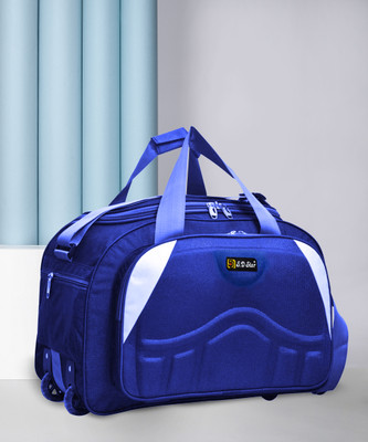 SD Star (Expandable) Fabric Travel Duffel Bags for Men and Women Duffel With Wheels (Strolley)