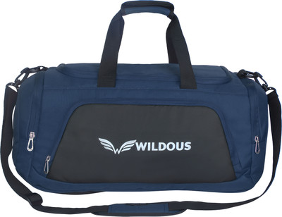 WILDOUS Victor Heavy Duty Travel Duffel Bag with Separate Shoe Compartment|Unisex Duffel Without Wheels