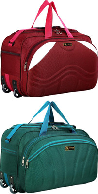 pryde (Expandable) @AF1 & AL6-GREEN_@ Duffel With Wheels (Strolley)