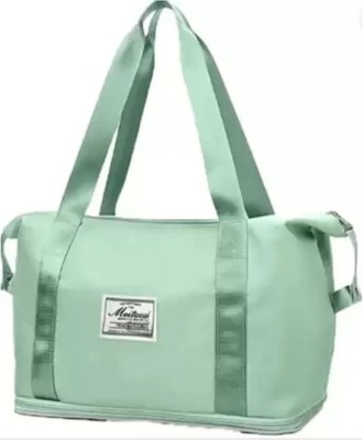 RMT (Expandable) Folding Travel DuffelBag Waterproof Multipurpose Light Green 50 L Duffel Without Wheels