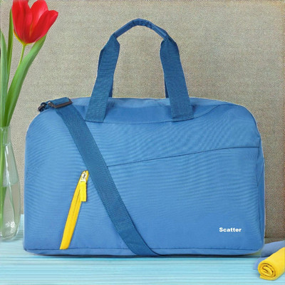scatter Light Weight Travel Duffel Bag without wheels (See Green Yellow Zip) Duffel Without Wheels