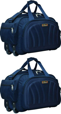 Inte Enterprises (Expandable) the super premium heavy duty lightweight luggage bag Duffel Strolly Bag Duffel With Wheels (Strolley)