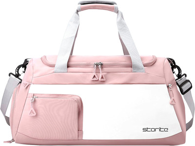STORITE Travel Duffle Bag Multi- Pocket Shoulder Bag with Wet Pocket & Shoe Compartment Duffel Without Wheels