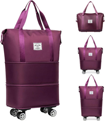 venimall (Expandable) Duffle Bag with Detachable Wheels Expandable Foldable Duffle Bag Duffel With Wheels (Strolley)