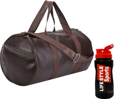 COOL INDIANS (Expandable) Gym Bag Combo With Protein Gallon Bottle Sports Gym Bag Shaker Home Gym Kit Gym Duffel Bag