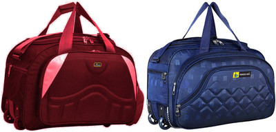 REBECCA 20 inch/50 cm (Expandable) Effortless style meets practicality in our duffel bags. Duffel With Wheels (Strolley)