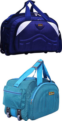 Inte Enterprises (Expandable) the super premium heavy duty lightweight luggage bag Duffel Strolly Bag Duffel With Wheels (Strolley)